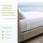 Cariloha Resort 4-Piece Full Sheet Set in White, , large