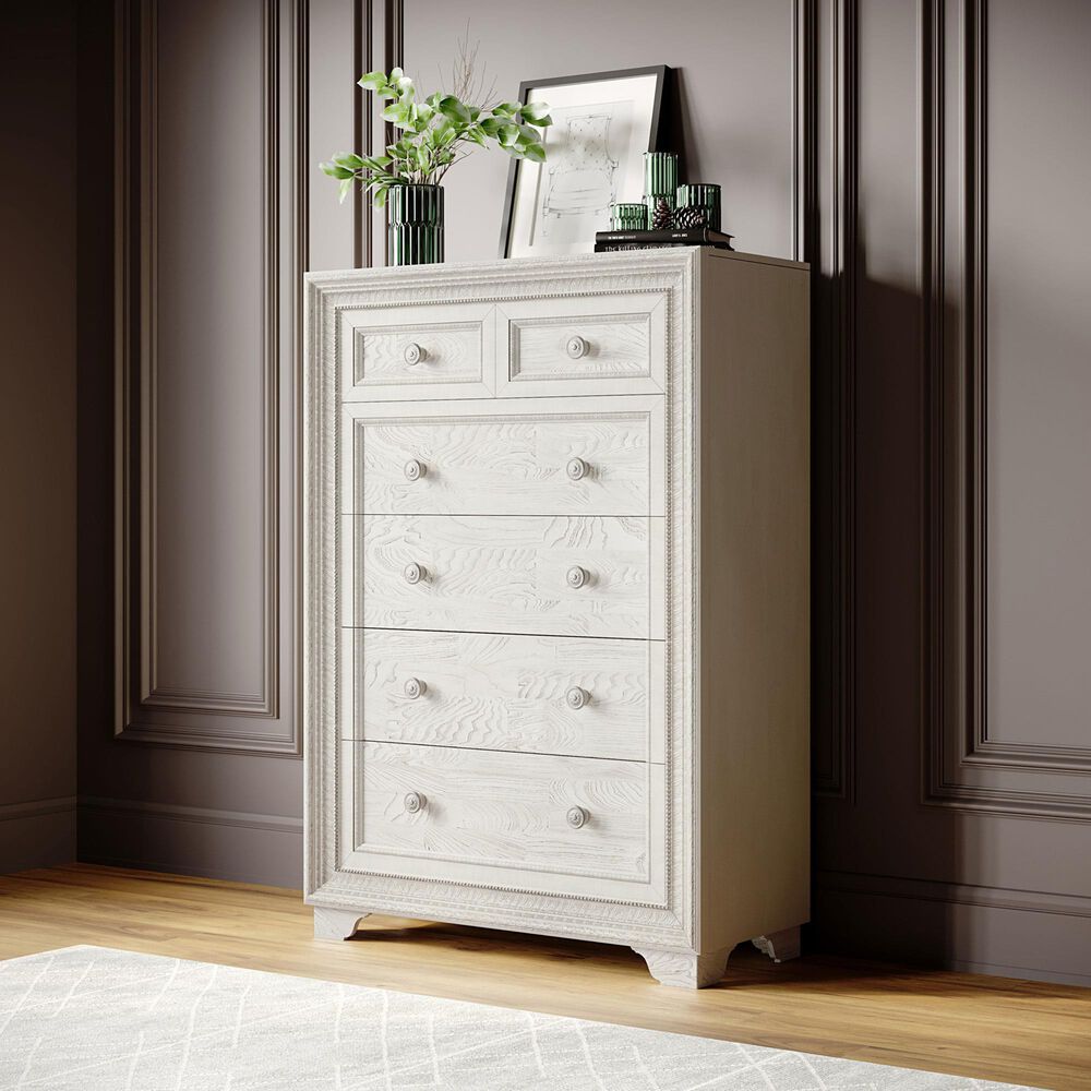 Chapel Hill Camila 6-Drawer Chest in Creamy White, , large