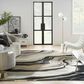 Nourison Prismatic Charcoal and Grey 7"9" x 9"9" Area Rug, , large