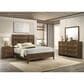 Crown Mark Lorraine 4 Piece Queen Panel Bedroom Set in Brown, , large