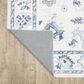 ROW by Oriental Weavers Addison Ivory and Blue 6"7" x 9"2" Area Rug, , large