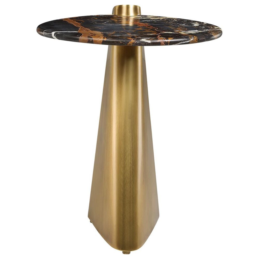 Uttermost Strum Accent Table in Antique Brass, , large