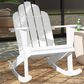 Linon Home Decor Adirondack Rocking Chair in White, , large