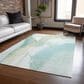 Dalyn Rug Company Ravenna RN7 10" x 14" Teal Area Rug, , large