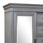 Riva Ridge Caraway 5-Drawer Sliding Door Chest in Aged Slate, , large
