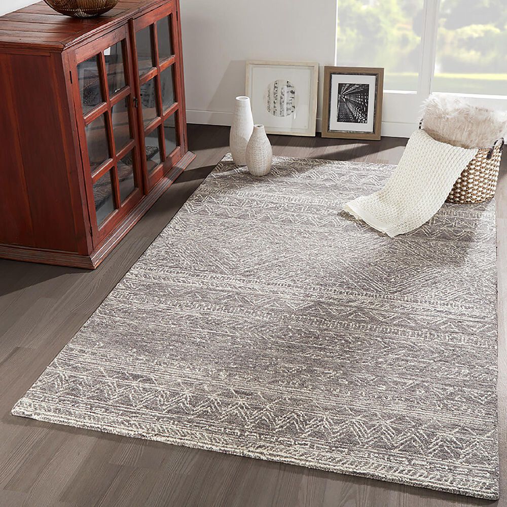 Momeni Mallorca 9&#39; x 12&#39; Gray Area Rug, , large