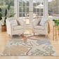 Nourison Aloha ALH24 9" x 12" Ivory and Multicolor Indoor/Outdoor Area Rug, , large