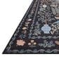 Rifle Paper Co. x Loloi Menagerie MEN-03 2"3" x 5" Black Area Rug, , large