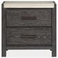 Nicolette Home Plum Creek 4 Piece King Panel Upholstered Bedroom Set in Ravenwood Black, , large