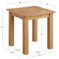 Linon Home Decor Carenen Patio Side Table in Natural, , large