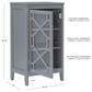 Linon Home Decor Fetti Small Cabinet in Grey, , large