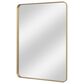 HOMLUX 30" x 22" Rectangular Decorative Wall Mirror in Gold, , large