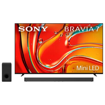 Sony *75" 4K LED TV w/Soundbar Sys, , large