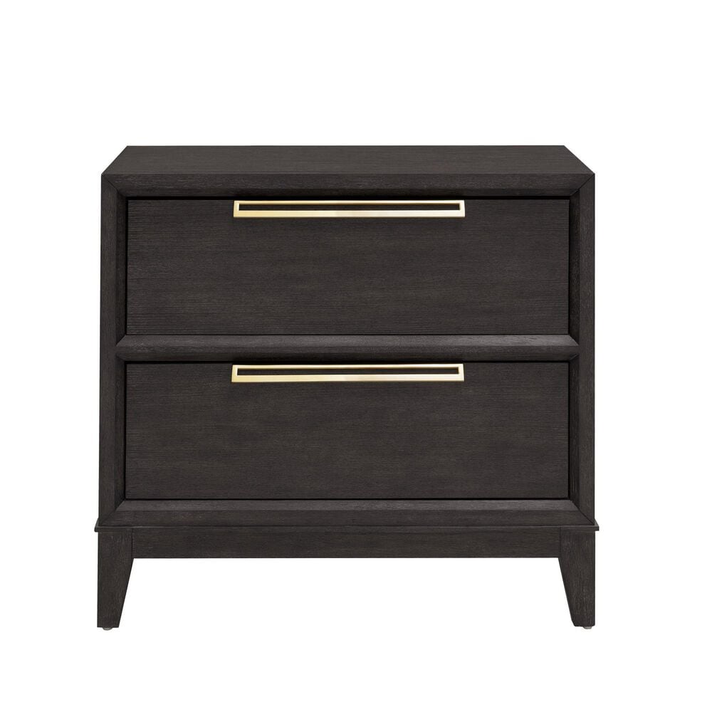Pulaski Furniture Corp Quincy 2-Drawer Nightstand in Dark Brown, , large