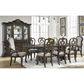 Millenium Maylee Dining Buffet with Hutch in Dark Brown, , large