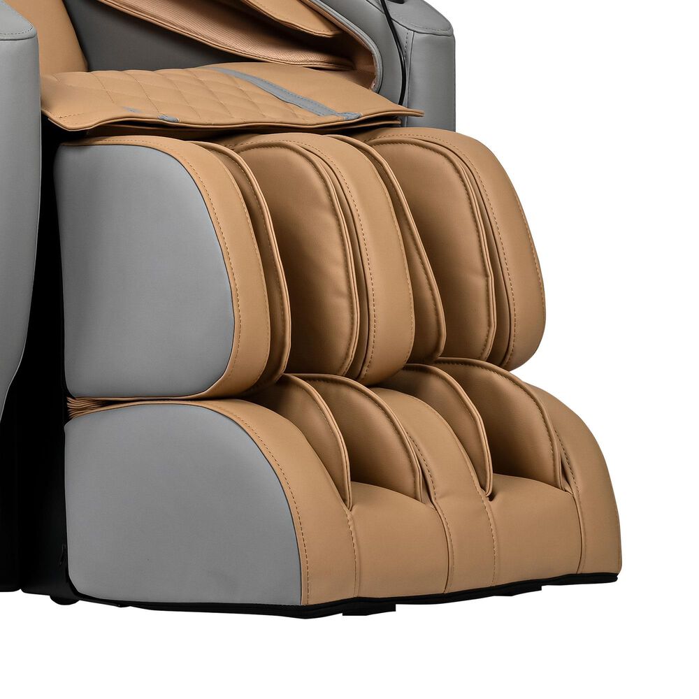Cozzia Zen XE Power Massage Chair in Cappuccino and Grey, , large