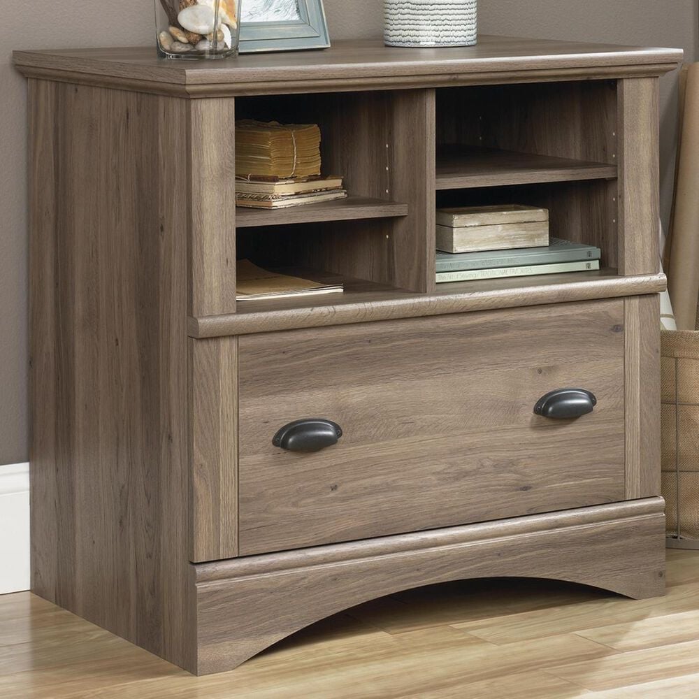 Sauder Harbor View Lateral File in Salt Oak, , large