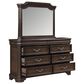 New Heritage Design Lyndhurst 5-Piece Queen Bedroom Set in Walnut Brown, , large