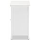 Baxton Studio Sariah 2-Door End Table in White and Beige, , large