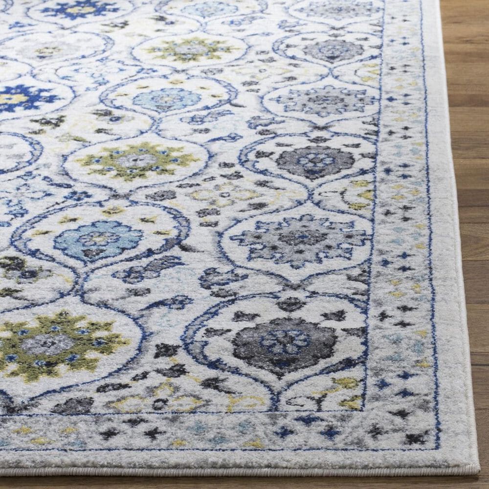 Safavieh Evoke EVK210C 4&#39; x 6&#39; Ivory and Blue Area Rug, , large