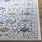 Safavieh Evoke EVK210C 4" x 6" Ivory and Blue Area Rug, , large