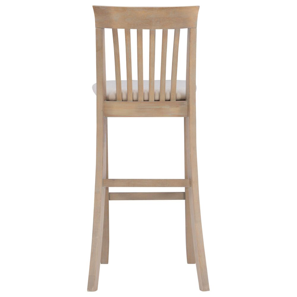 Linon Home Decor Torino Craftsman Bar Stool in Grey Wash, , large