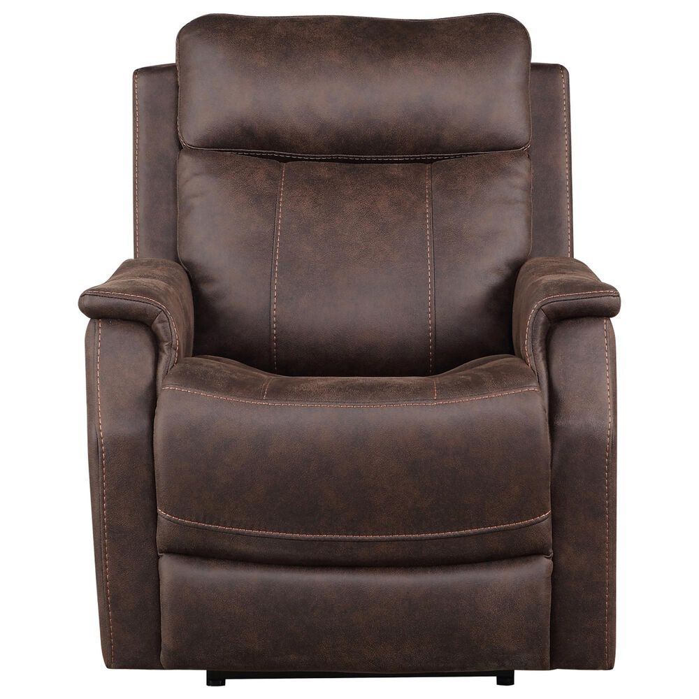 Steve Silver Valencia Dual-Power Recliner in Walnut, , large