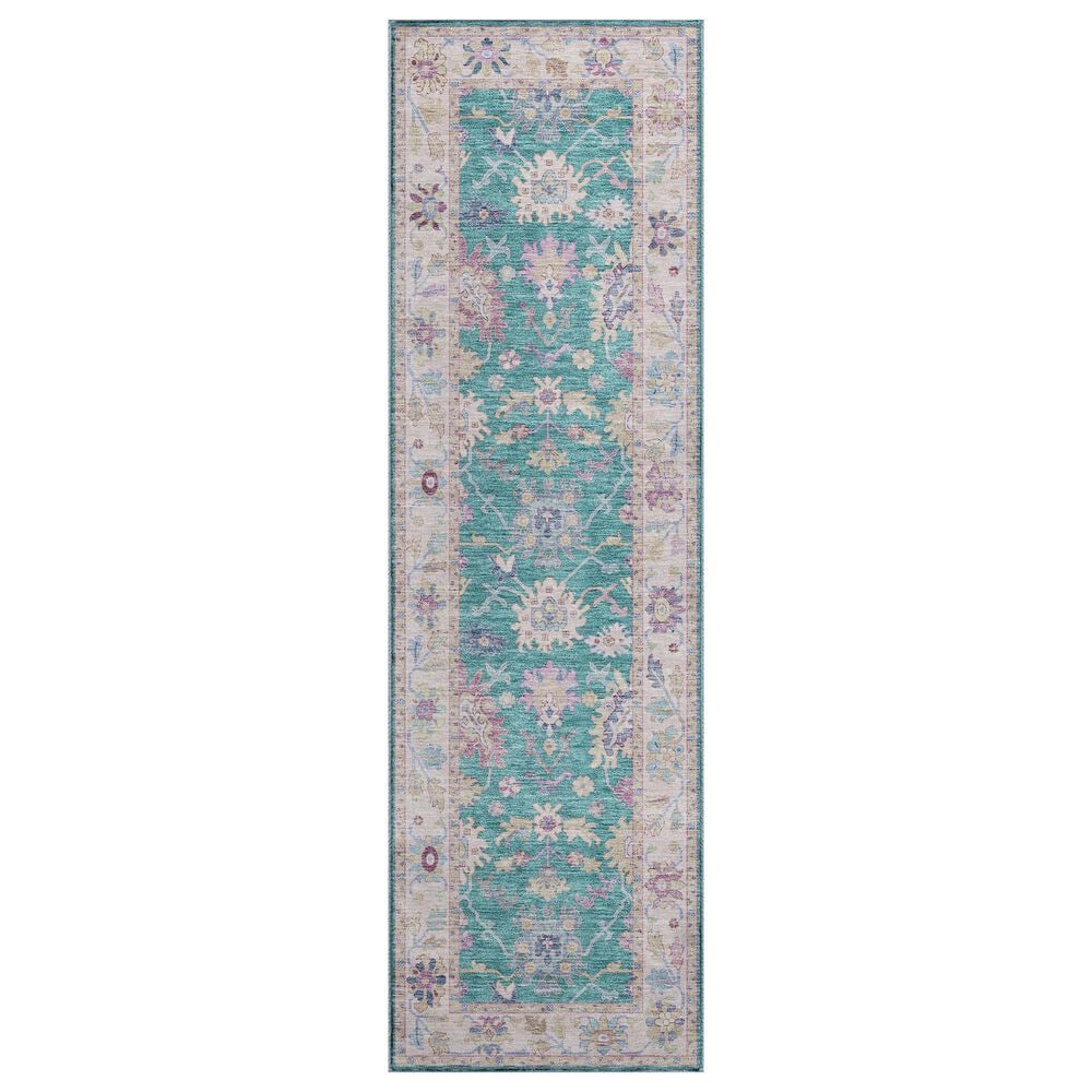 Dalyn Rug Company Hatay HY7 2"3" x 7"6" Teal Runner, , large