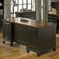Wycliff Bay Hartford Executive Desk in Two Tone Rubbed, , large