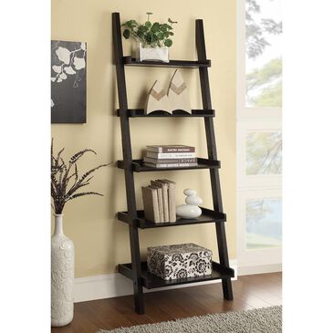 Pacific Landing Ladder Bookcase in Cappuccino, , large