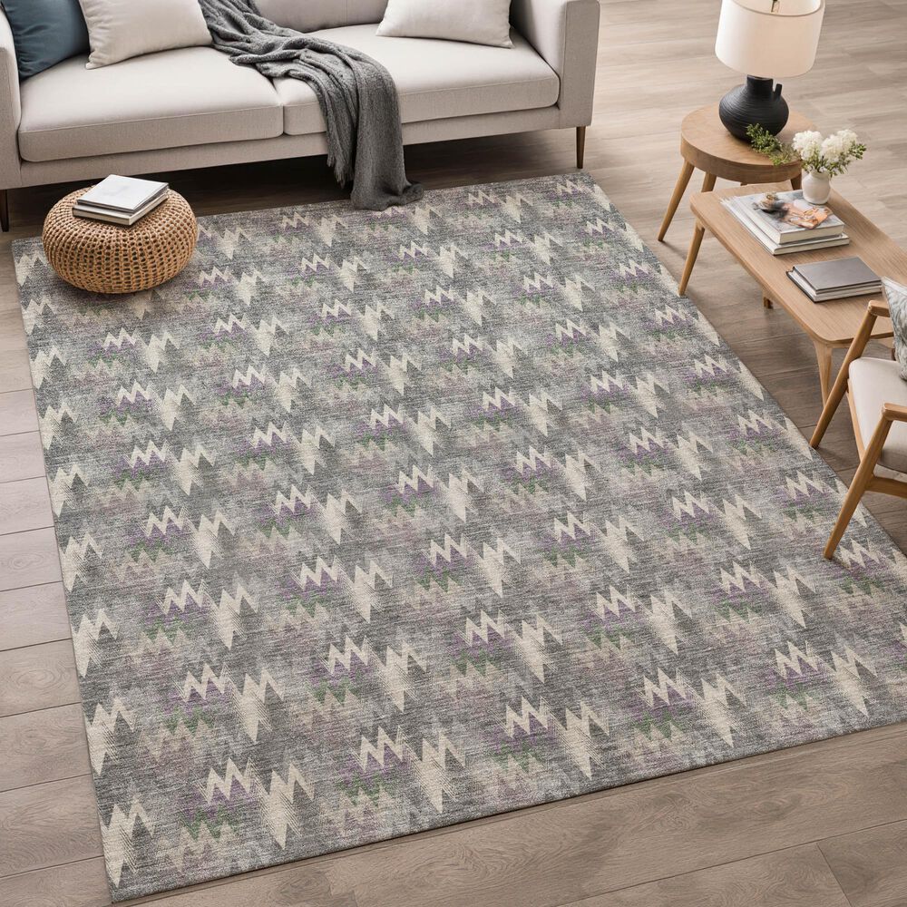 Dalyn Rug Company Soft Essentials Pewter 5' x 7'6" Area Rug, , large