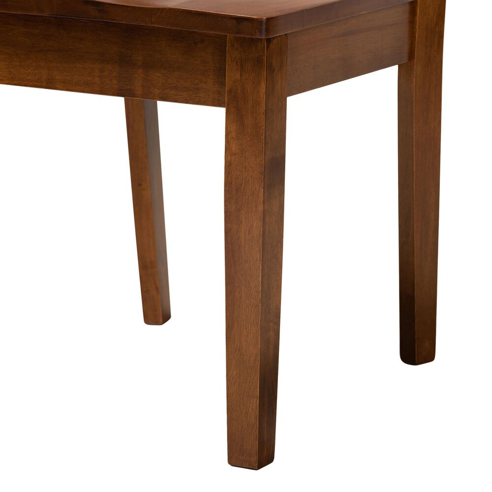 Baxton Studio Gervais Side Chair in Walnut Brown (Set of 2), , large