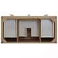 James Martin Vanities Celeste 48" Single Vanity in Sun-washed Oak with Embossed Shagreen and with 3 cm Parisien Bleu Quartz Top, , large