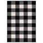 Oriental Weavers Georgia Geometric 678D0 7"10" x 10"10" Black and Ivory Area Rug, , large