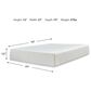 Ashley Chime 12" Memory Foam Extra Plush Tight Top Twin Mattress, , large
