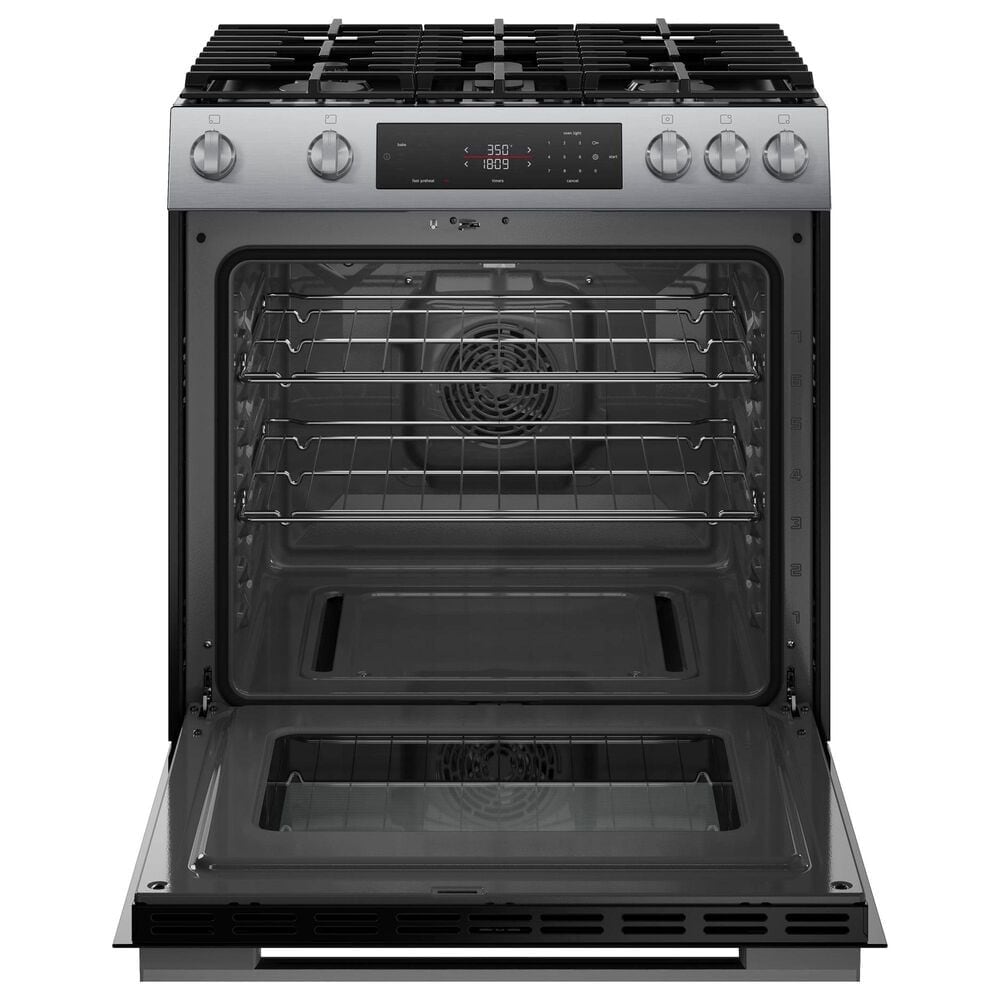 Bosch 100 Series 5.8 Cu. Ft. Freestanding Gas Range in Stainless Steel, , large