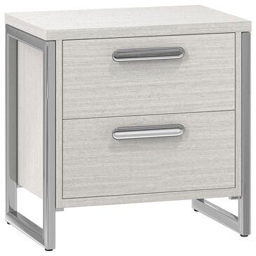 Bernhardt Stratum 2 Drawer Nightstand in Mist with USB Ports, , large