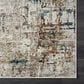 L&R Resources Brisbane Abstract Gray and Multicolor 7"9" x 9"9" Area Rug, , large