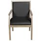 Regency Global Sourcing Regent WallGuard Guest and Reception Side Chair with Black Cushion in Noble Oak, , large