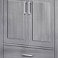 Lexora Home Jacques 30" Single Bathroom Vanity in Distressed Grey with 2 cm White Quartz Top and Rectangular Sink, , large