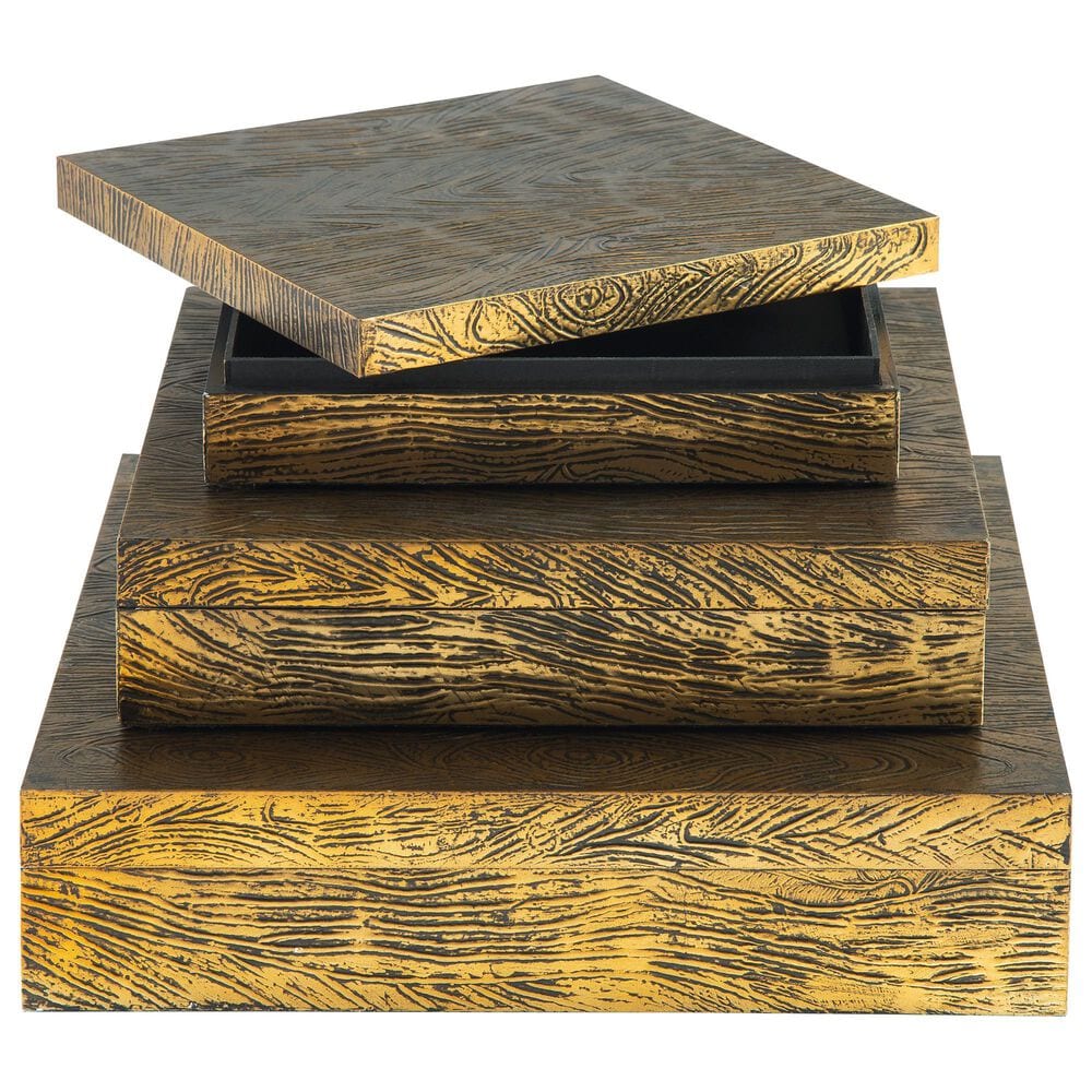 Ashley Keldy 3-Piece Box Set in Antique Brass, , large