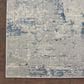 Nourison Rustic Textures Ivory, Deep Blue and Grey 6" x 9" Area Rug, , large
