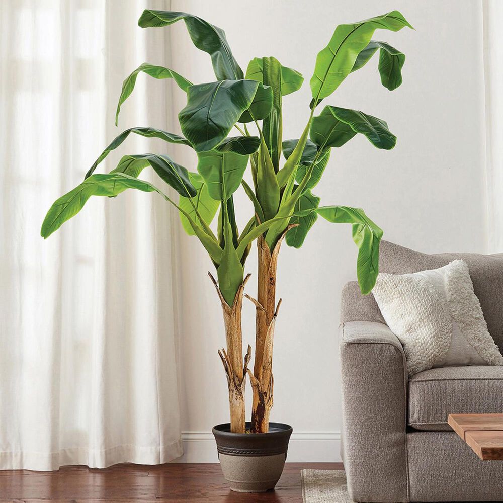 Timberlake Pure Garden Double Trunk Banana Leaf Tree in Garden Green, , large
