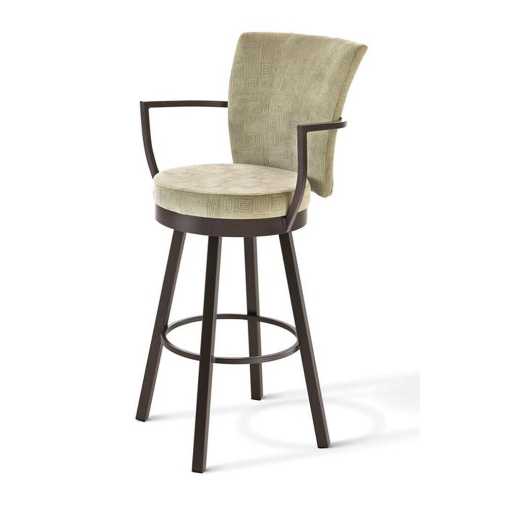 Amisco Cardin 34" Swivel Stool, , large