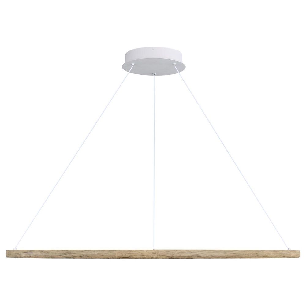 Golden Lighting Veritas 35" 1-Light Chandelier in Walnut, , large
