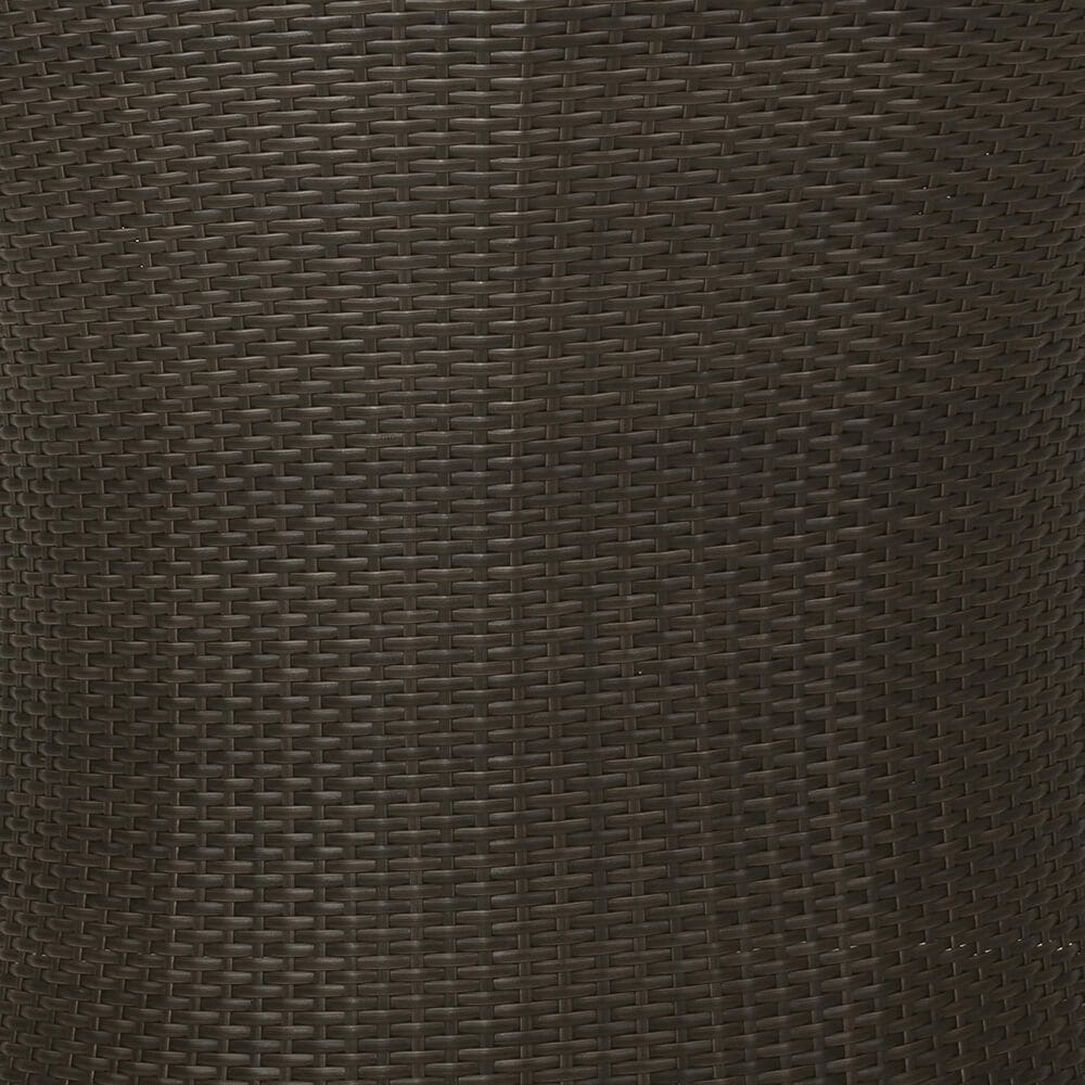 Hearth and Haven Outdoor Wicker Swivel Chair in Khaki, , large