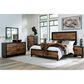 Ashley Kraeburn 5-Drawer Chest in Brown and Satin Black, , large