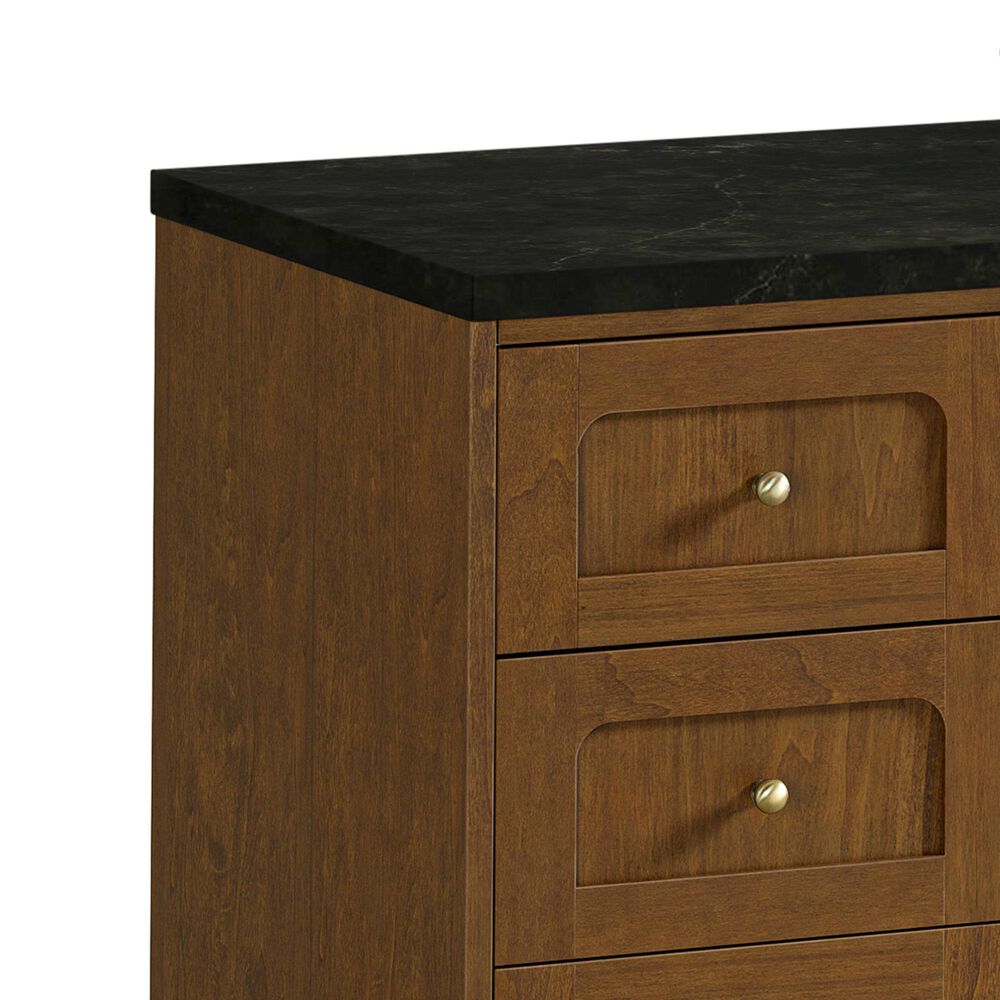 James Martin Laurent 60" Single Bathroom Vanity in Honey Oak with 3 cm Phantome Eclos Top and Rectangular Sink, , large