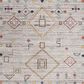 Safavieh Adirondack ADR208F 4" x 6" Light Grey and Red Area Rug, , large