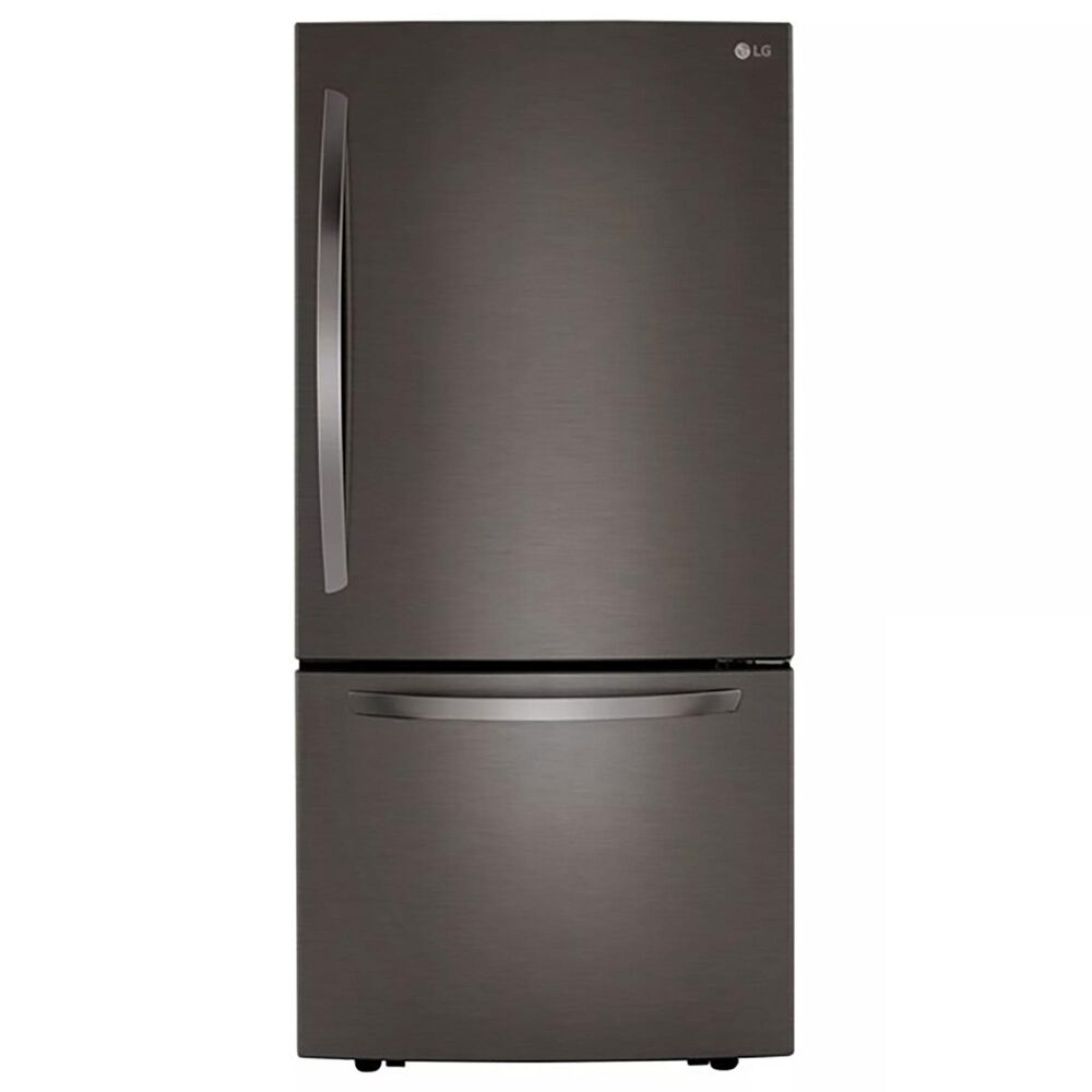 LG 25.5 Cu. Ft. Bottom Mount Refrigerator in PrintProof Black Stainless Steel, , large